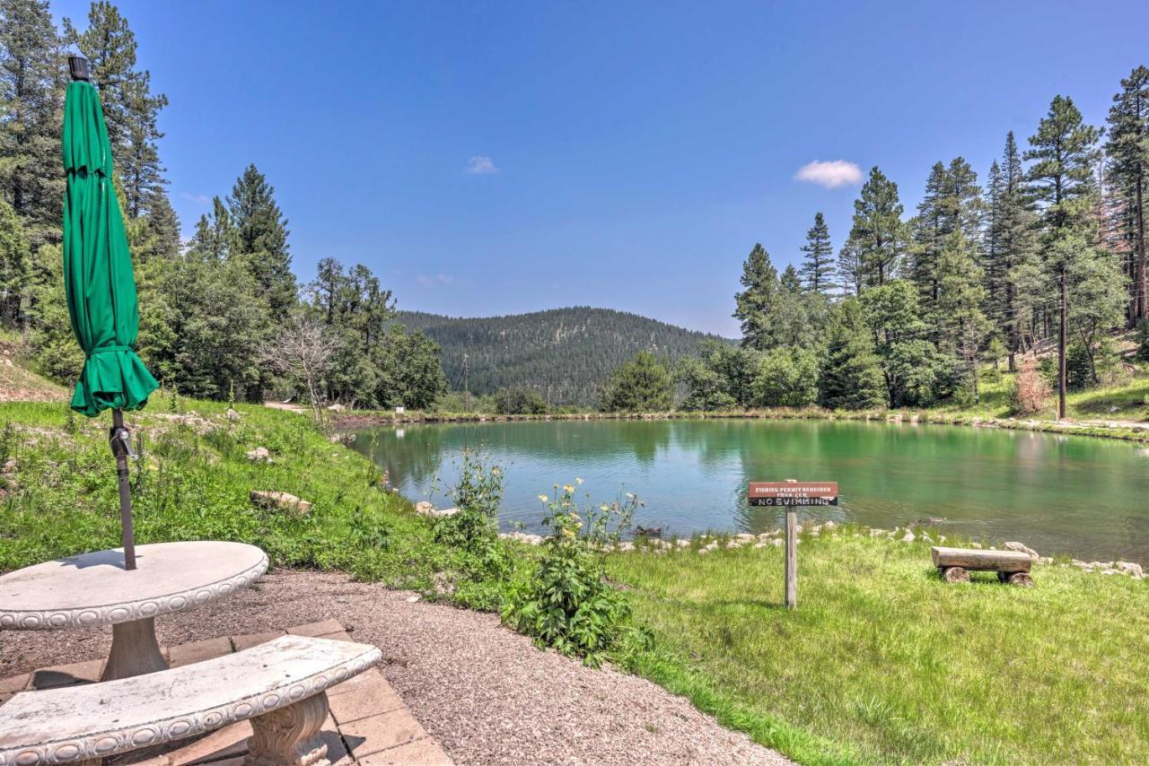 Casa Verde Cabin With Fire Pit 4 Mi To Ski Cloudcroft Exterior foto